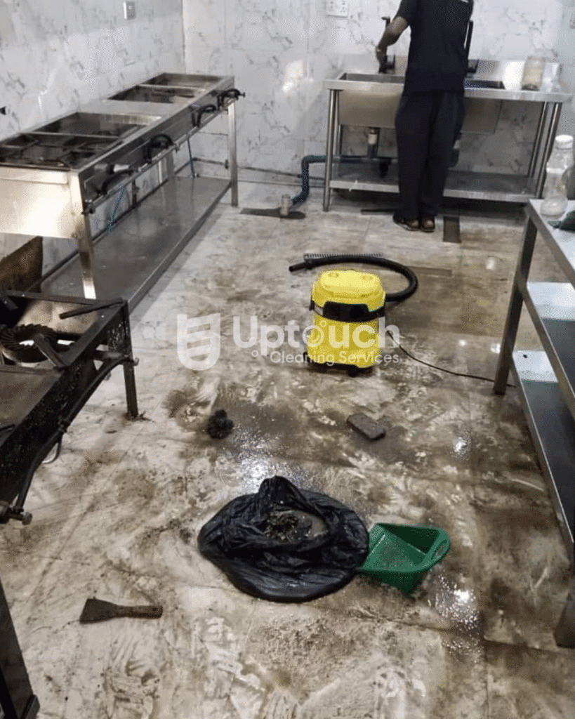 Uptouch Cleaning Abuja, before cleaning kitchen photo