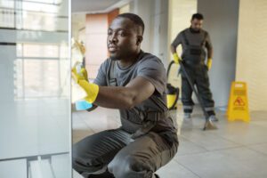 Image of a professional cleaners